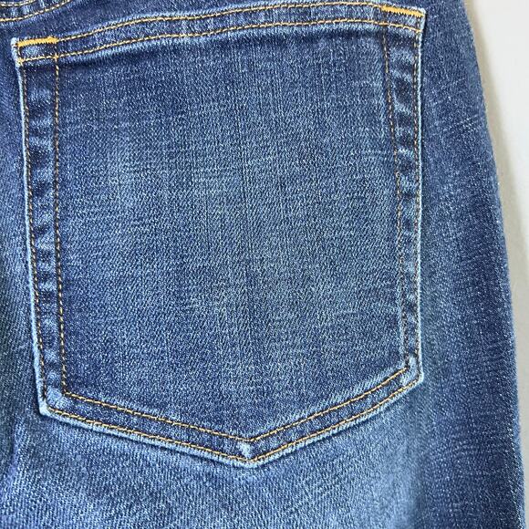 J Crew Women's Stretch Matchstick Straight Leg Jeans Size 31R (hemmed) - Picture 7 of 11